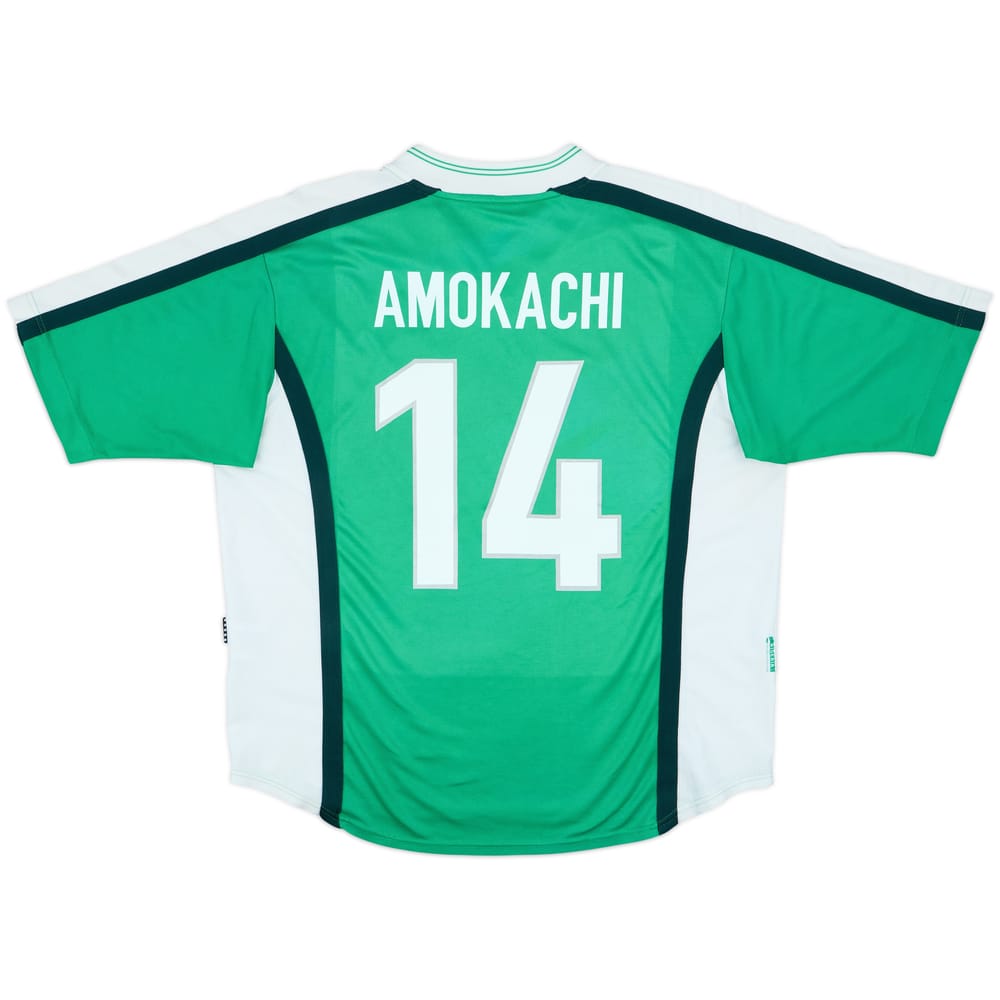 1998-00 Nigeria Home Shirt Amokachi #14 - 5/10 - (L)