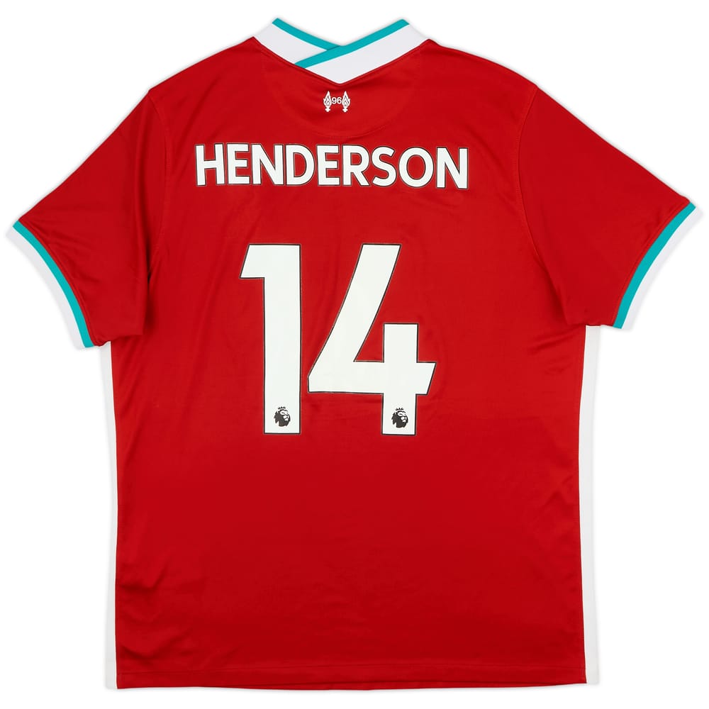 2020-21 Liverpool Home Shirt Henderson #14 - 6/10 - (XL)
