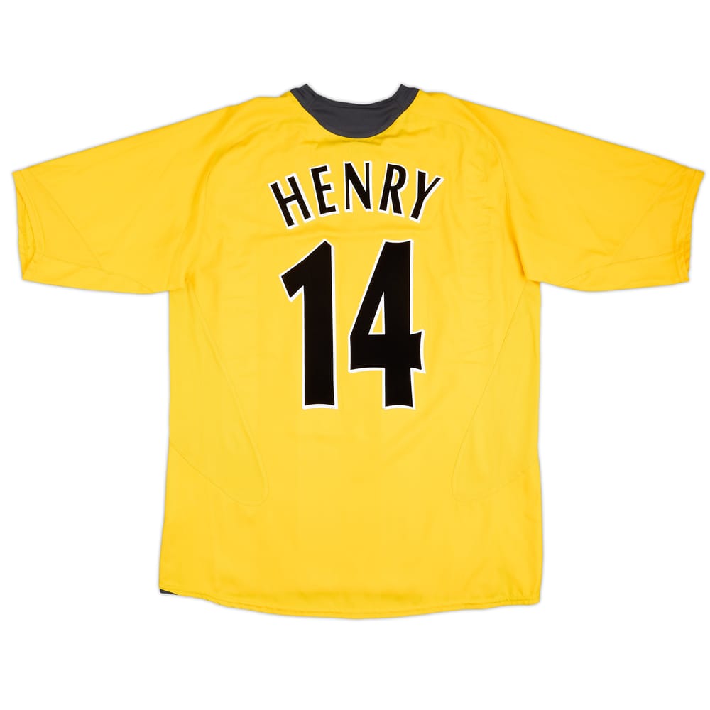 2005-06 Arsenal Away Shirt Henry #14 - 7/10 - (L)