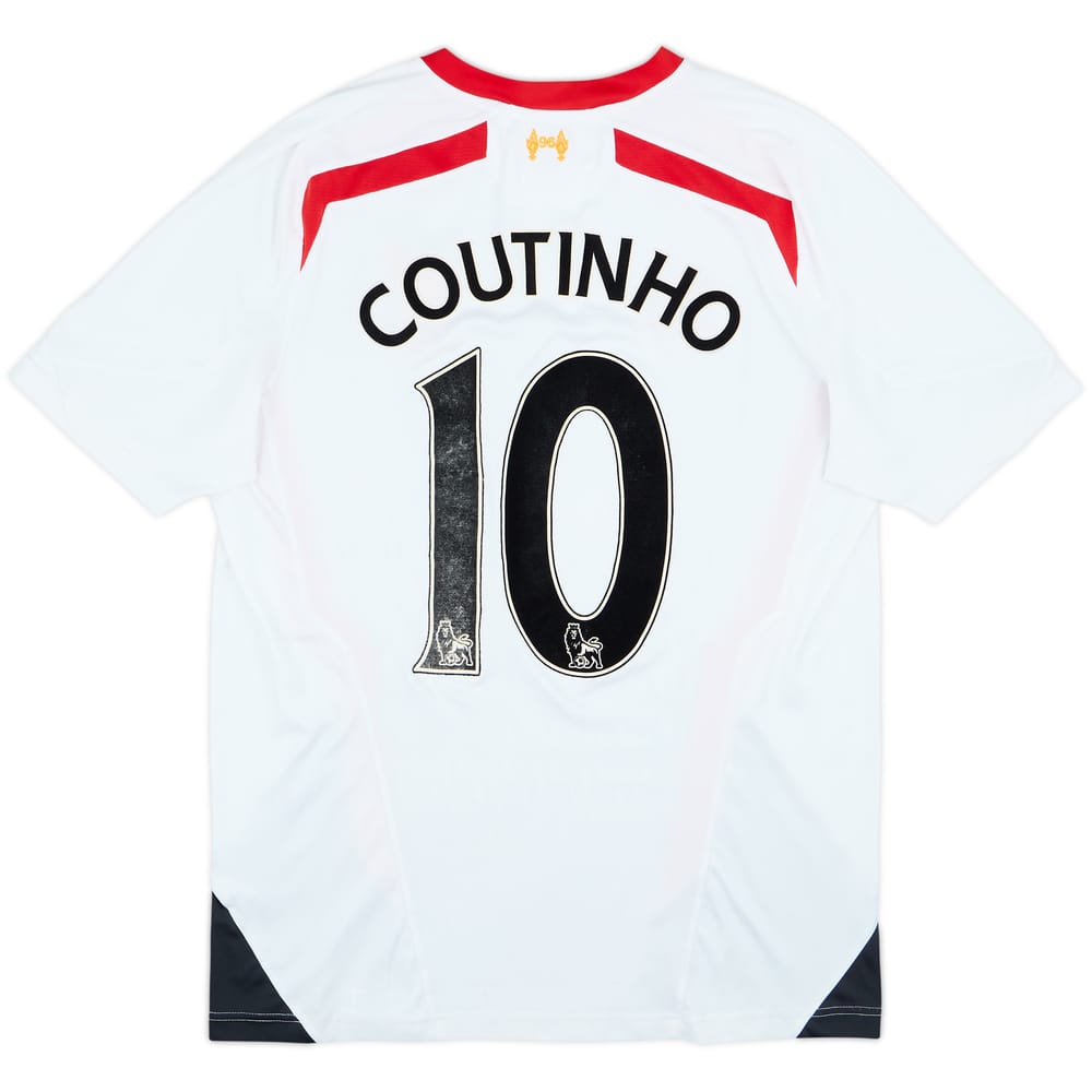 2013-14 Liverpool Away Shirt Coutinho #10 - 7/10 - (L)