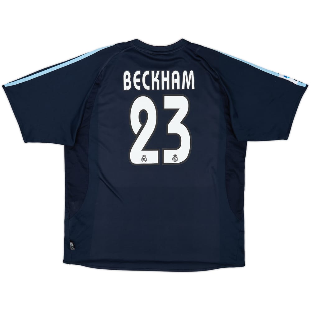 2003-04 Real Madrid Away Shirt Beckham #23 - 6/10 - (XL)