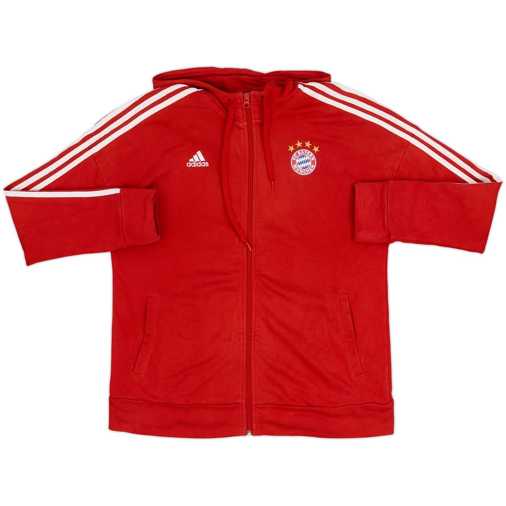 2017-18 Bayern Munich adidas Hooded Sweat Top - 7/10 - (L)