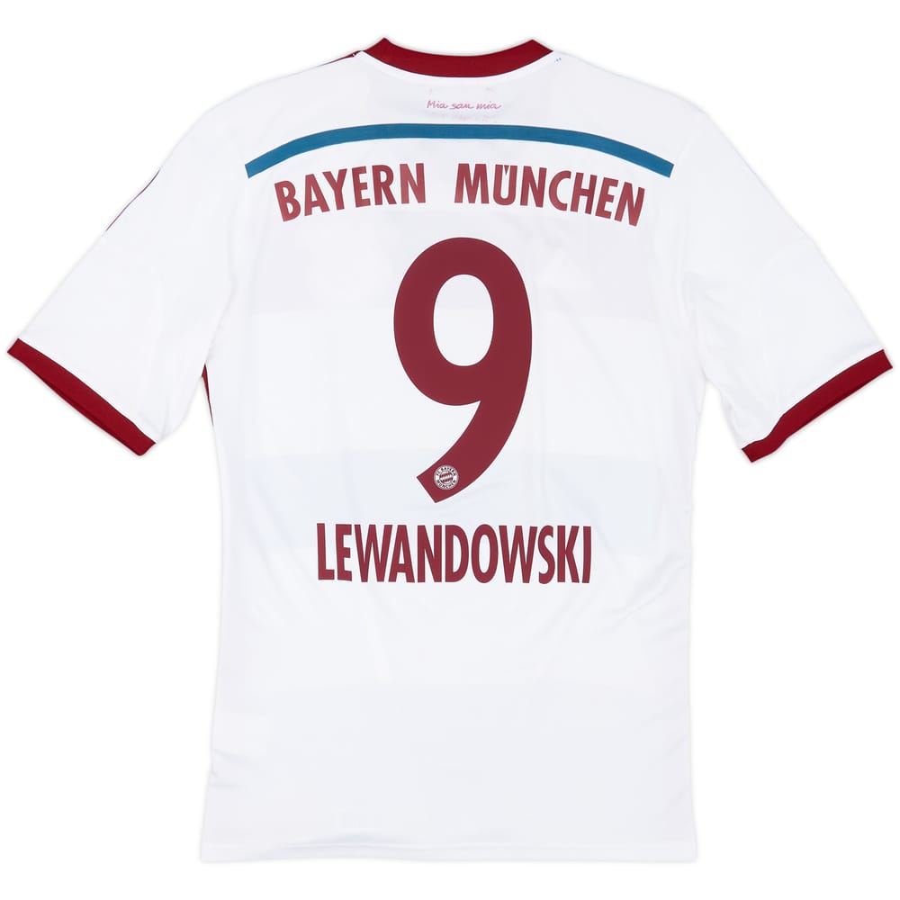 2014-15 Bayern Munich Away Shirt Lewandowski #9 - 6/10 - (S)