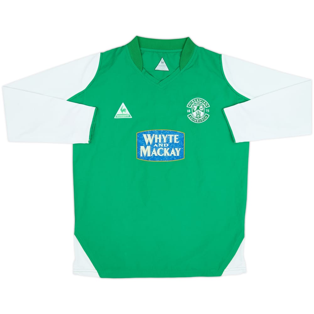 2004-05 Hibernian Home L/S Shirt - 4/10 - (L.Boys)