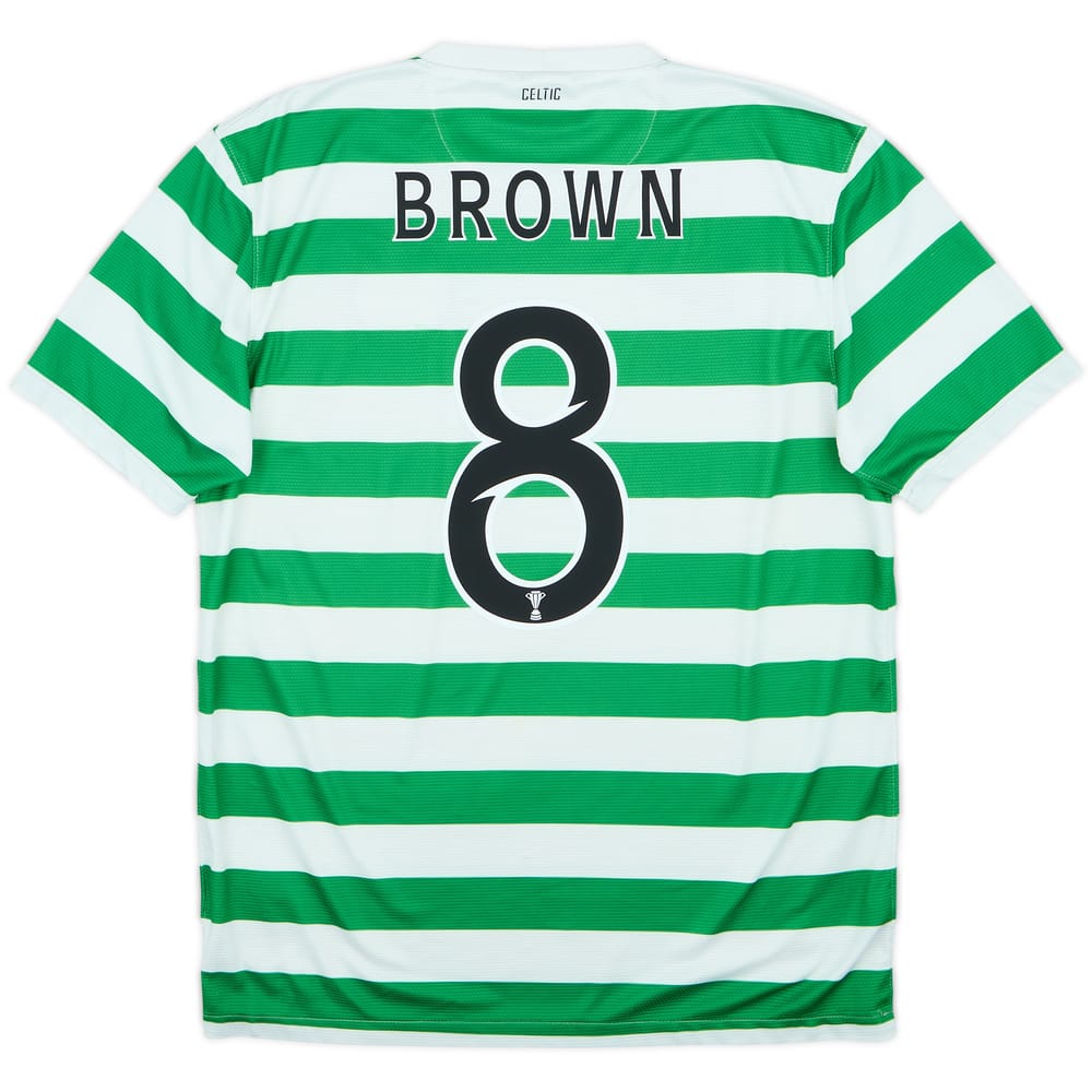 2012-13 Celtic '125th Anniversary' Home Shirt Brown #8 - 6/10 - (M)