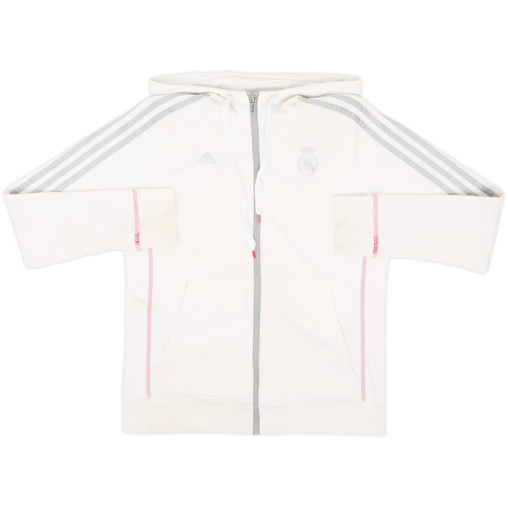 2015-16 Real Madrid adidas Hooded Track Jacket - 6/10 - (S.Boys)