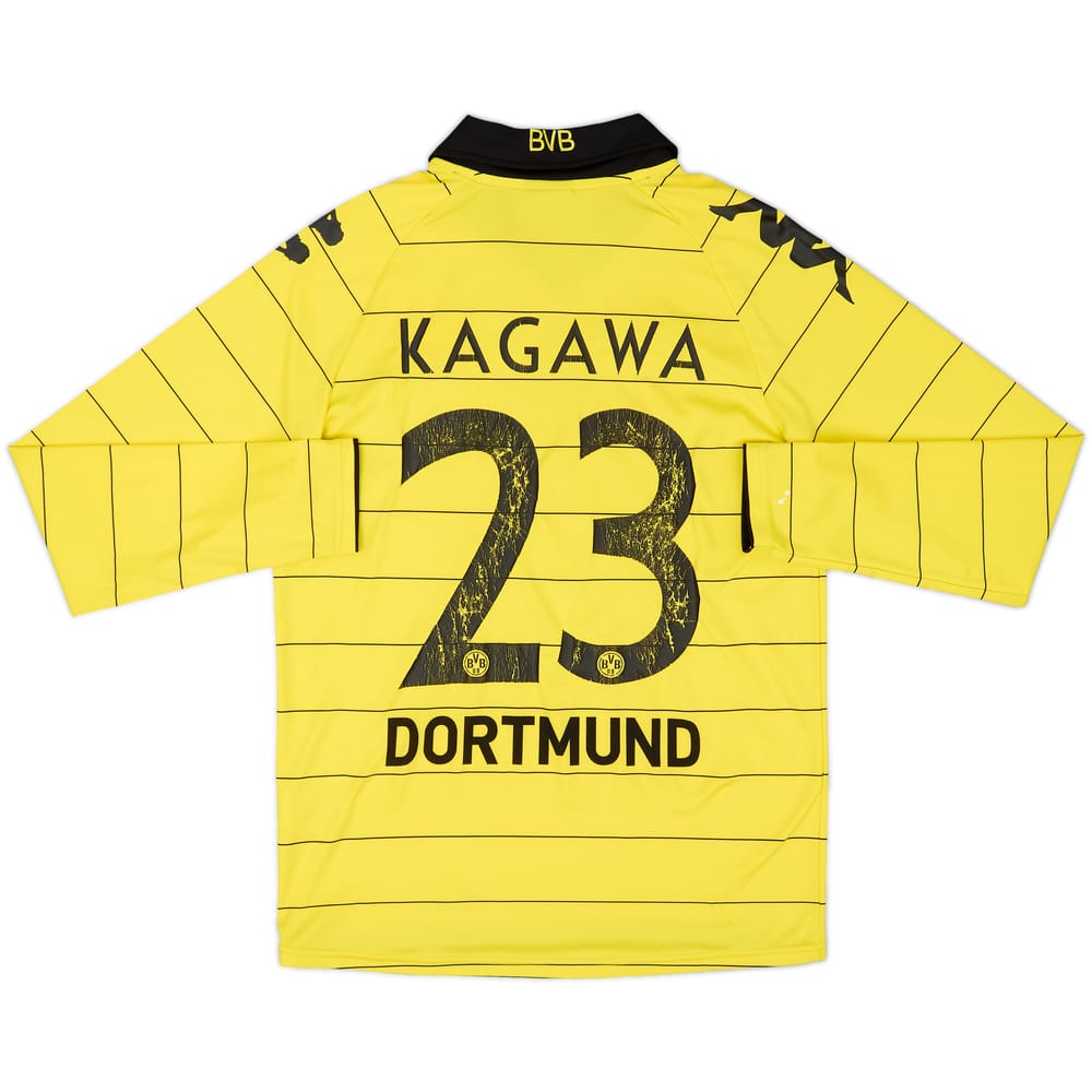 2010-11 Borussia Dortmund Home L/S Shirt Kagawa #23 - 5/10 - (M)