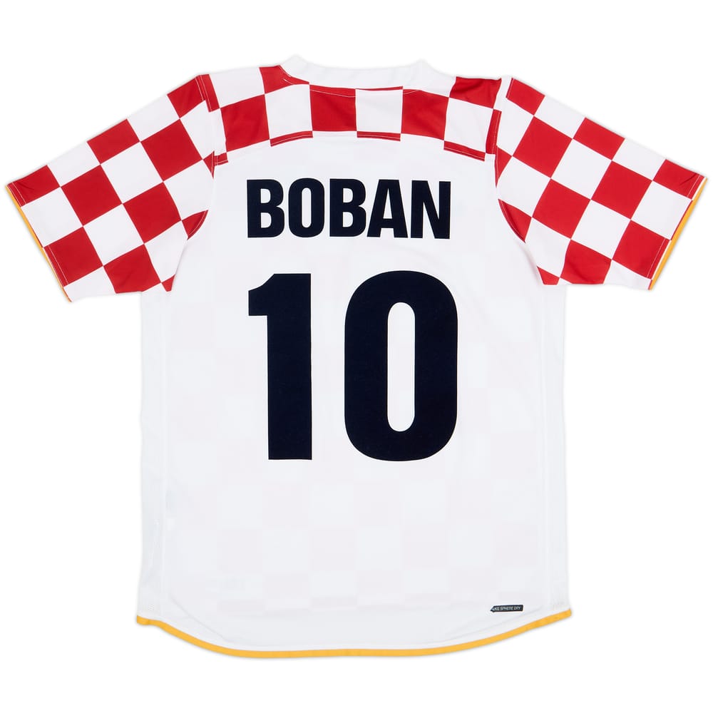 2006-08 Croatia Home Shirt Boban #10 - 8/10 - (L)