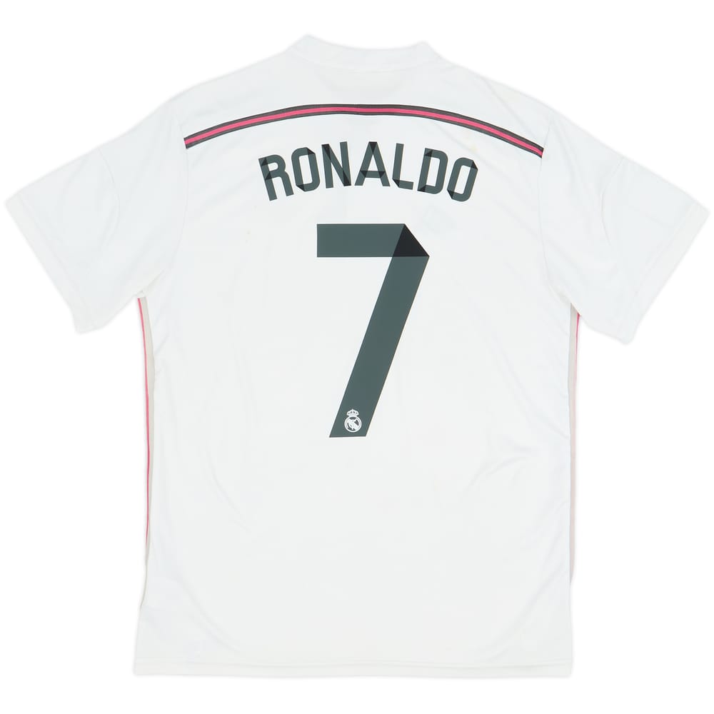 2014-15 Real Madrid Camiseta Local Ronaldo #7 - 5/10 - (L)