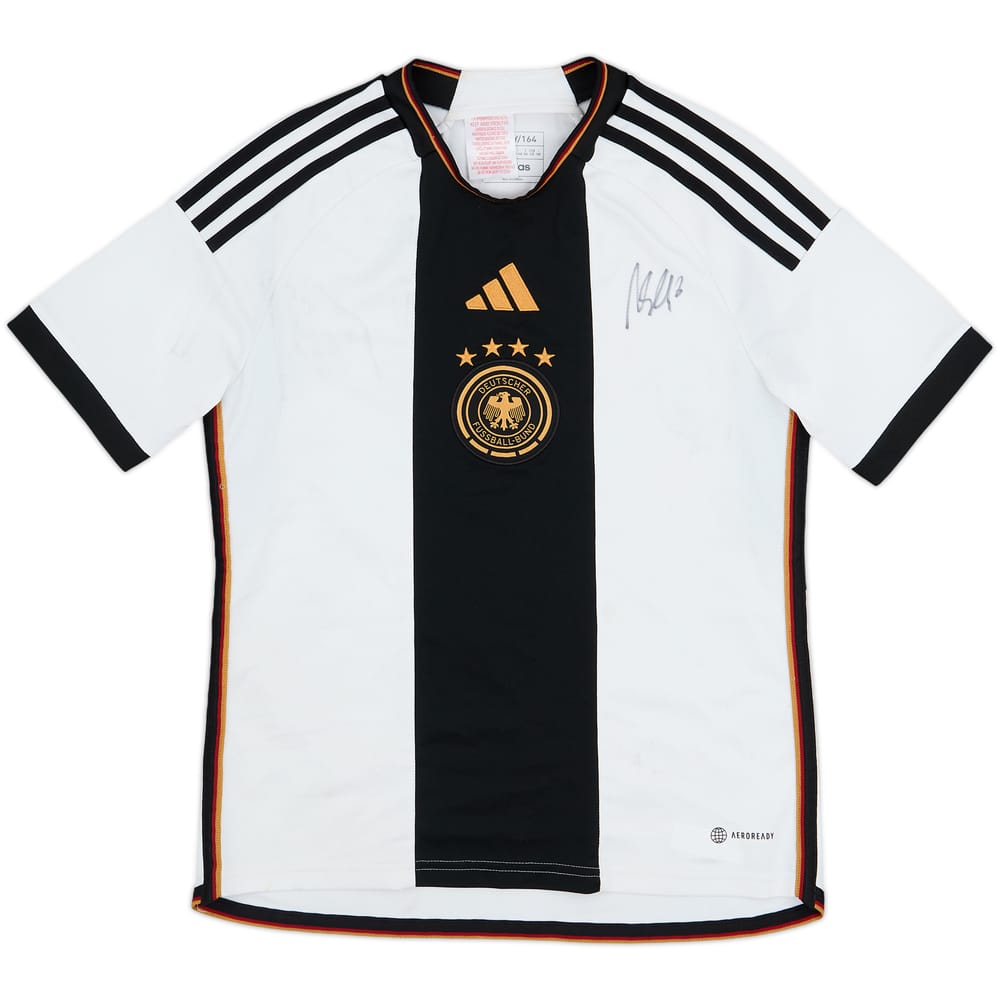 2022-23 Germany 'Signed' Home Shirt - 5/10 - (L.Boys)