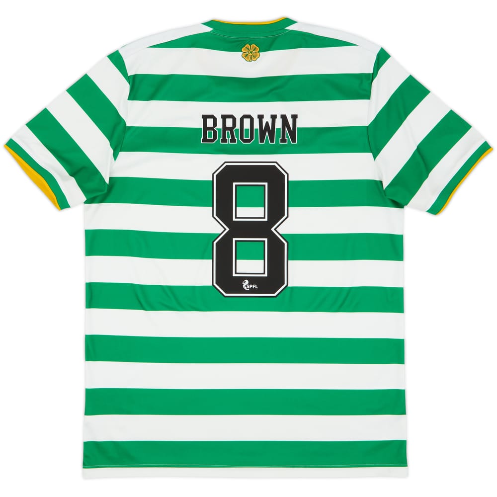 2020-21 Celtic Home Shirt Brown #8 - 8/10 - (L)