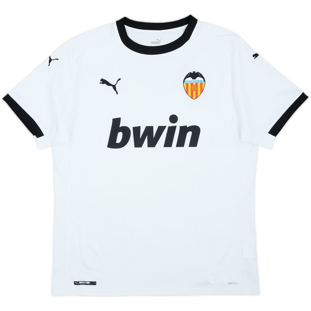 2020-21 Valencia Home Shirt - 8/10 - (L)