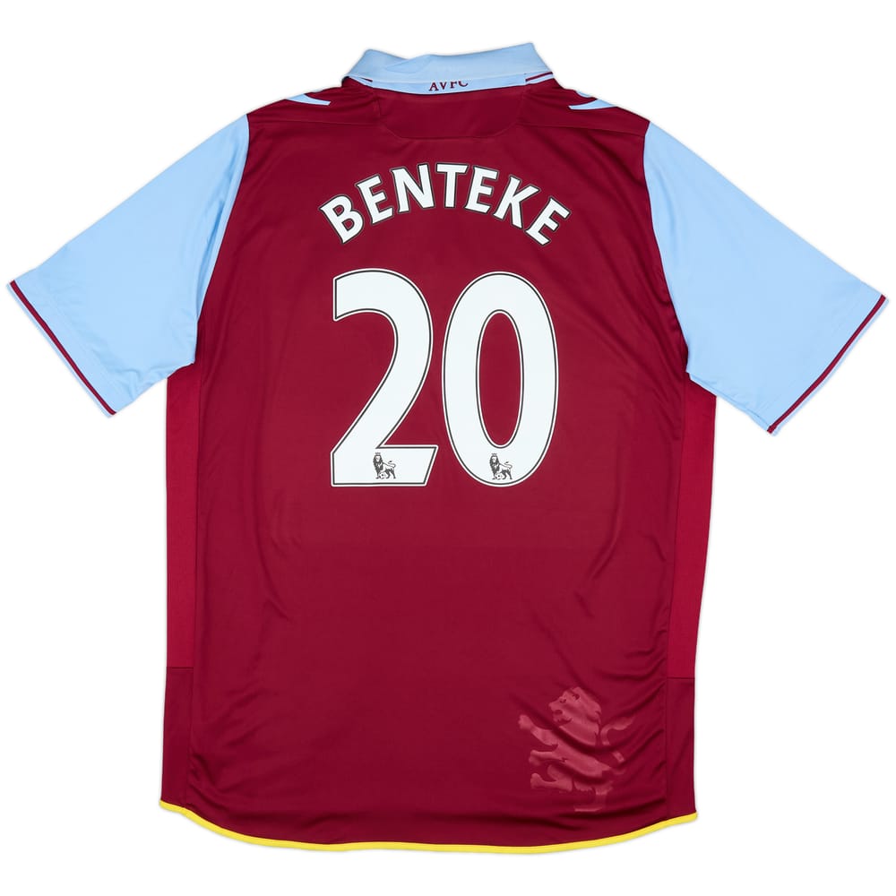 2012-13 Aston Villa Home Shirt Benteke #20 - 6/10 - (XL)