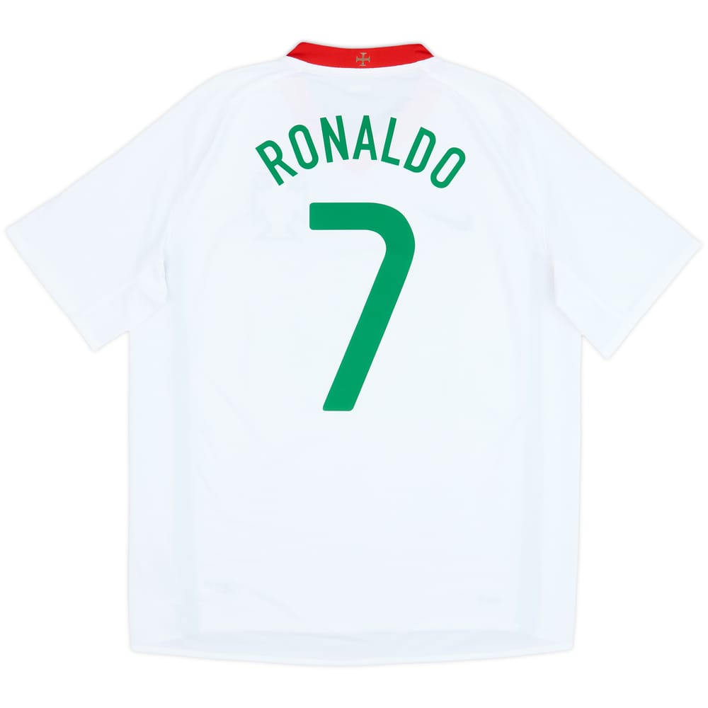 2008-10 Portugal Away Shirt Ronaldo #7 - 8/10 - (L)