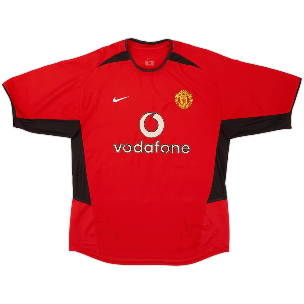 2002-04 Manchester United Home Shirt - 5/10 - (L)