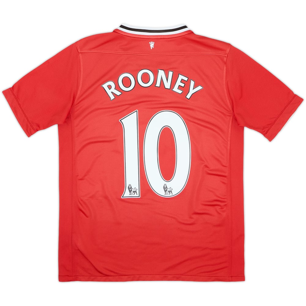 2011-12 Manchester United Home Shirt Rooney #10 - 6/10 - (XL.Boys)