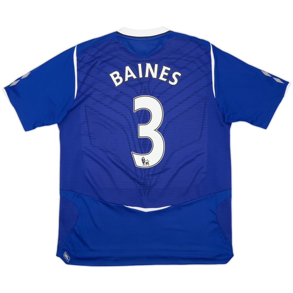 2007-08 Everton Home Shirt Baines #3 - 6/10 - (L)