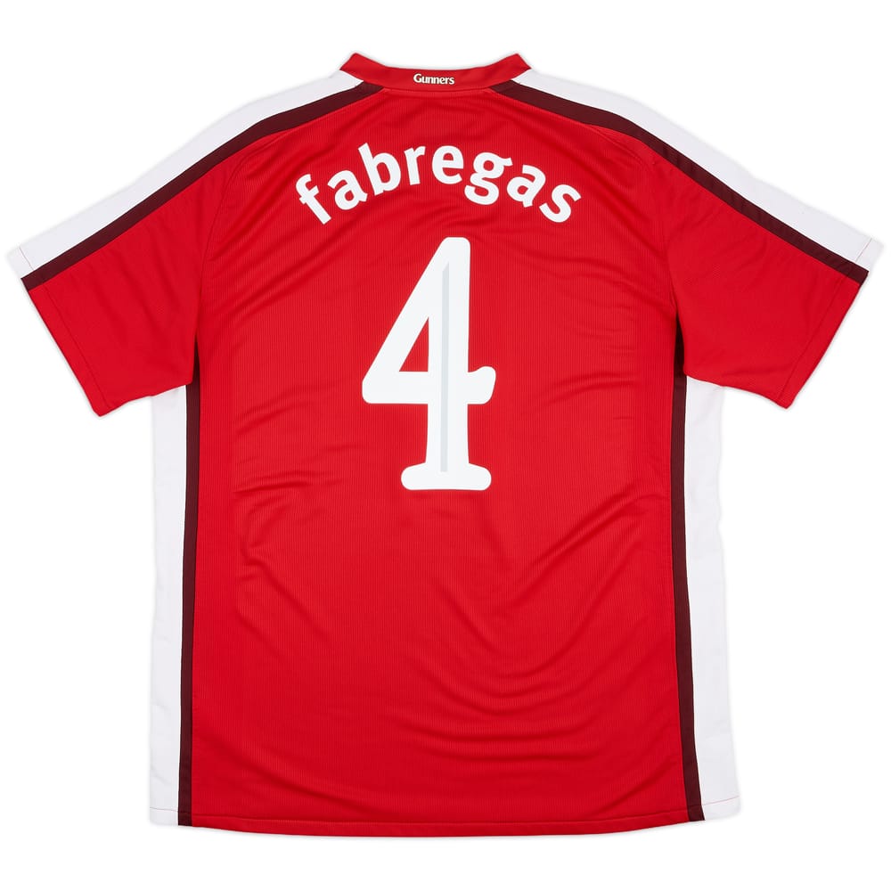 2008-10 Arsenal Home Shirt Fabregas #4 - 7/10 - (L)
