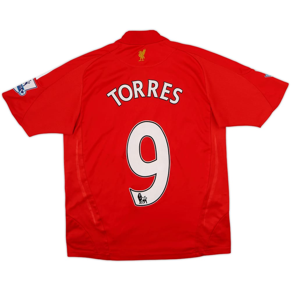 2008-10 Liverpool Home Shirt Torres #9 - 5/10 - (L.Boys)