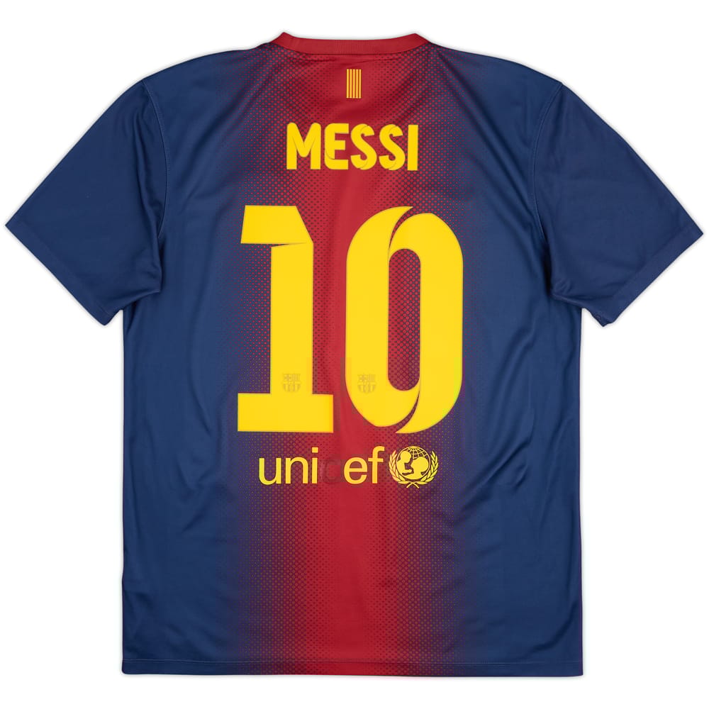 2012-13 Barcelona Basic Home Shirt Messi #10 - 5/10 - (M)
