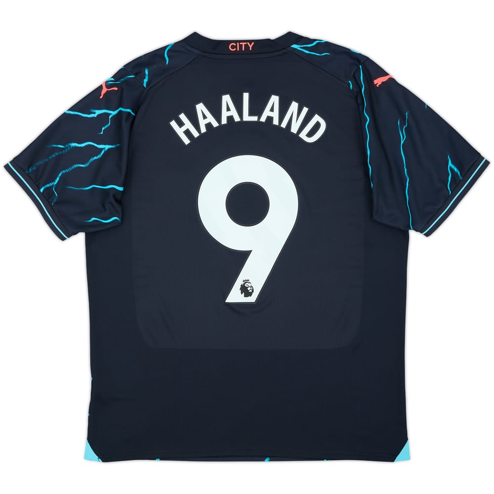2023-24 Manchester City Third Shirt Haaland #9 - 10/10 - (L)