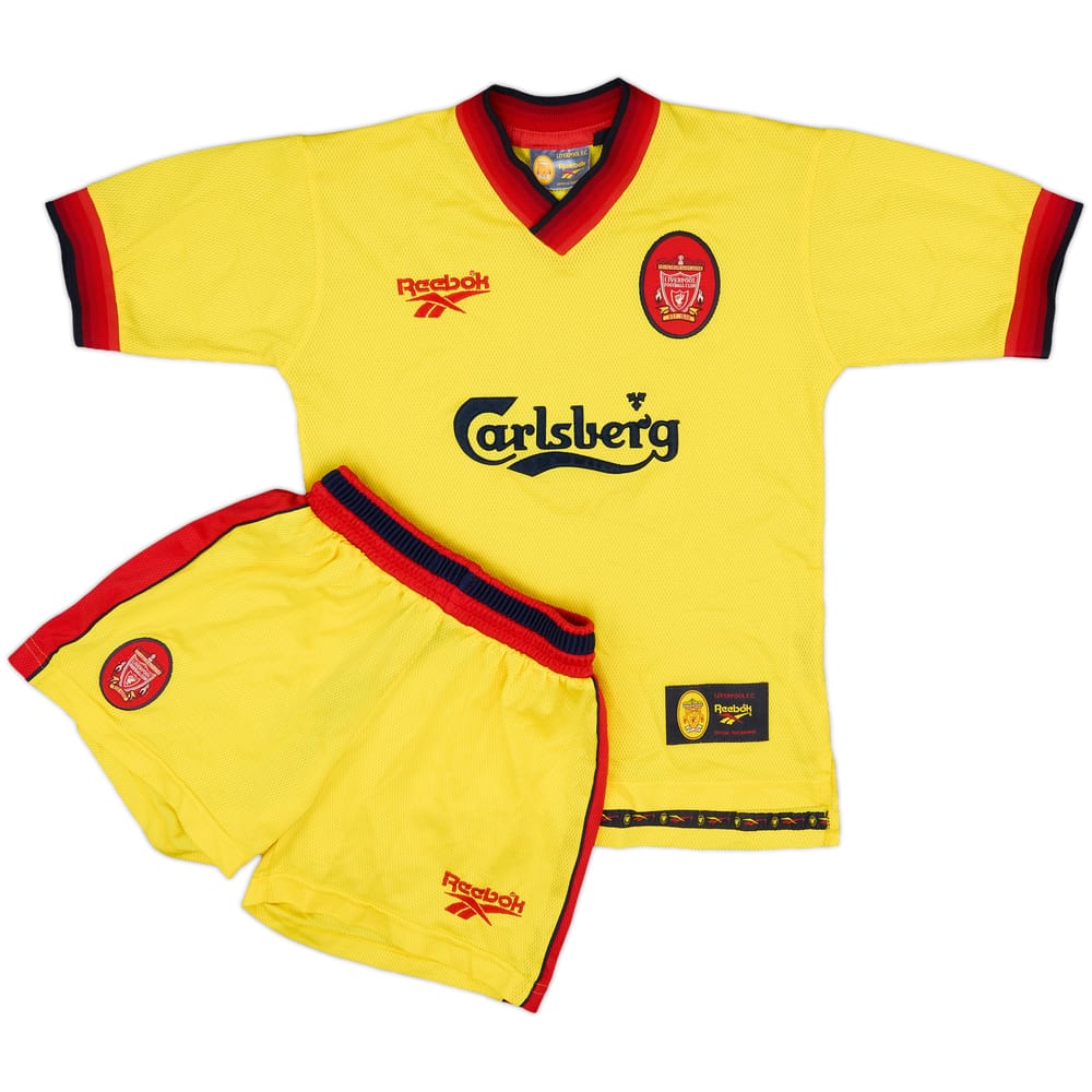 1997-99 Liverpool Away Full Kit - 7/10 - (M.Boys)