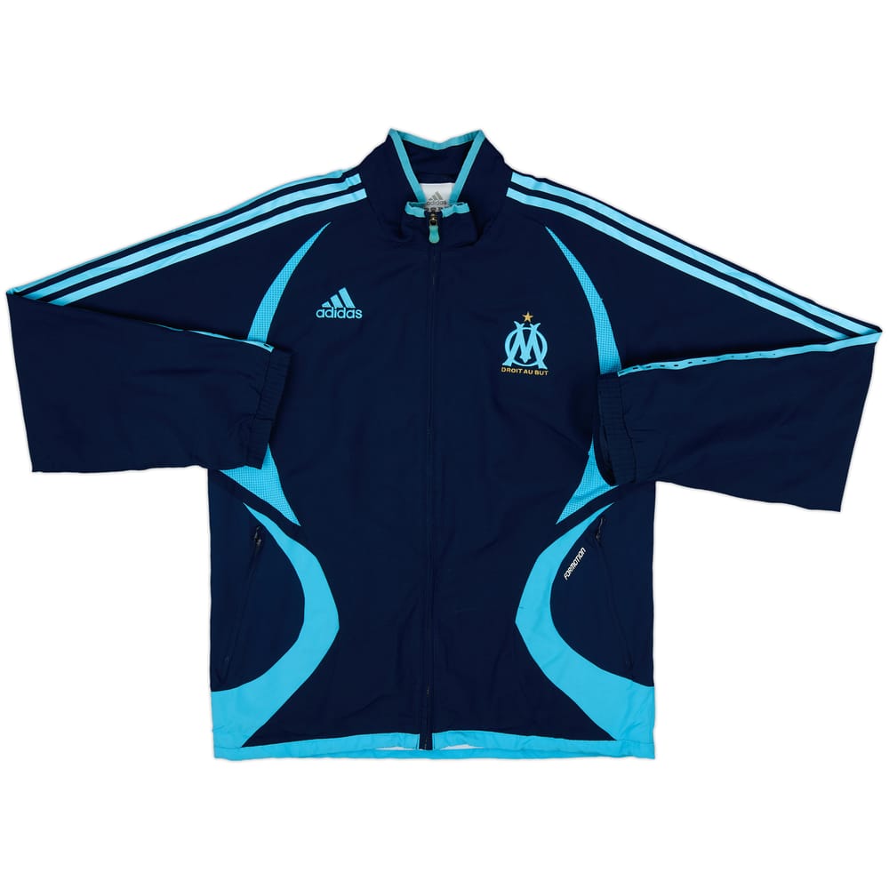 2006-07 Olympique Marseille adidas Track Jacket - 9/10 - (M)