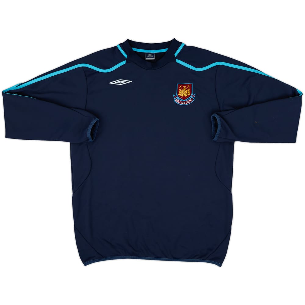 2009-10 West Ham Umbro Sweat Top - 7/10 - (XL)