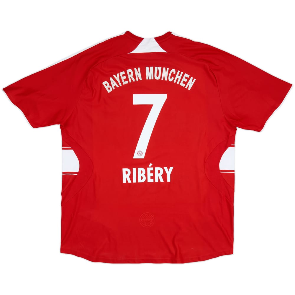 2007-08 Bayern Munich Home Shirt Ribery #7 - 6/10 - (XL)