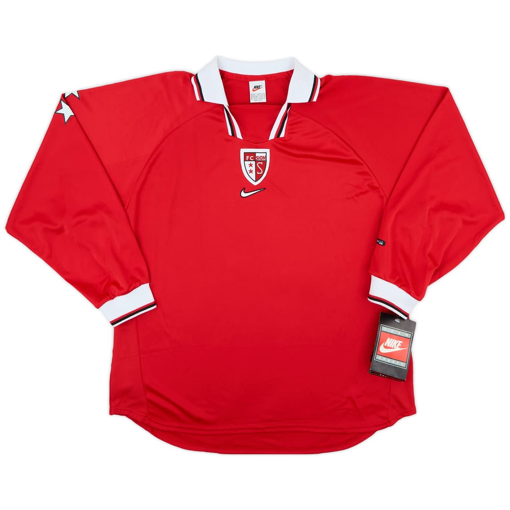 1998-00 FC Sion Player Issue Away L/S Shirt (L)