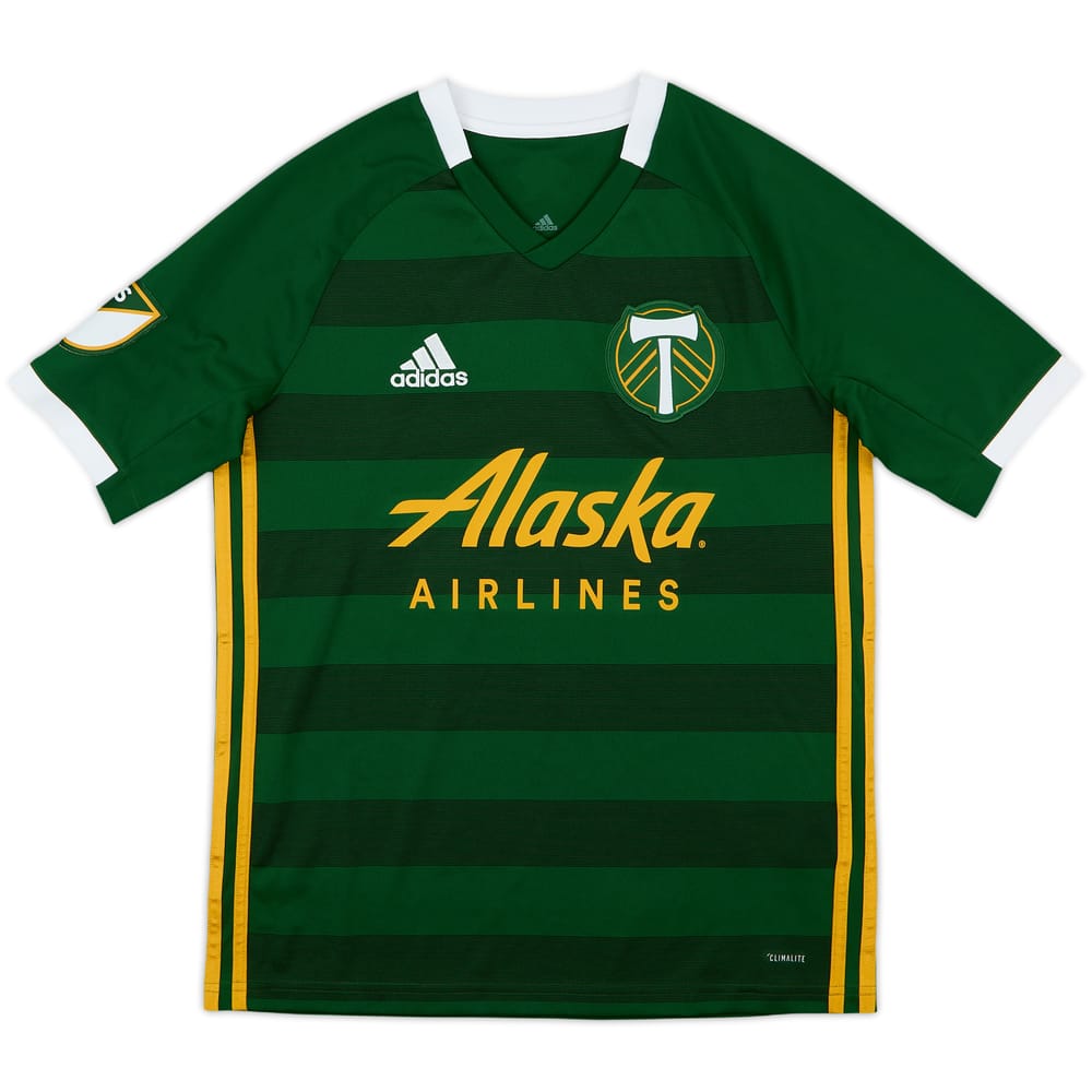 2019-20 Portland Timbers Home Shirt - 10/10 - (13-14 Years)