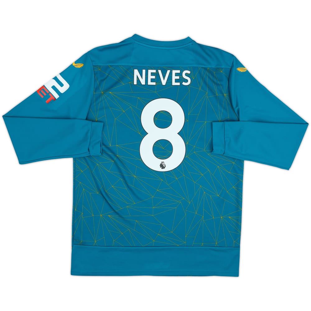 Camiseta de visitante de manga larga del Wolves 2022-23 Neves #8 - 9/10 - (L)