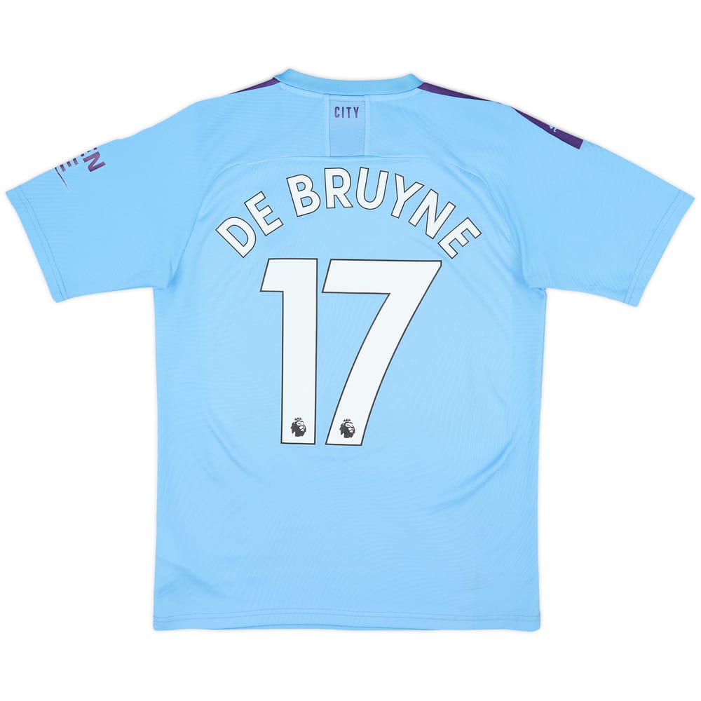 2019-20 Manchester City Home Shirt De Bruyne #17 - 5/10 - (S)