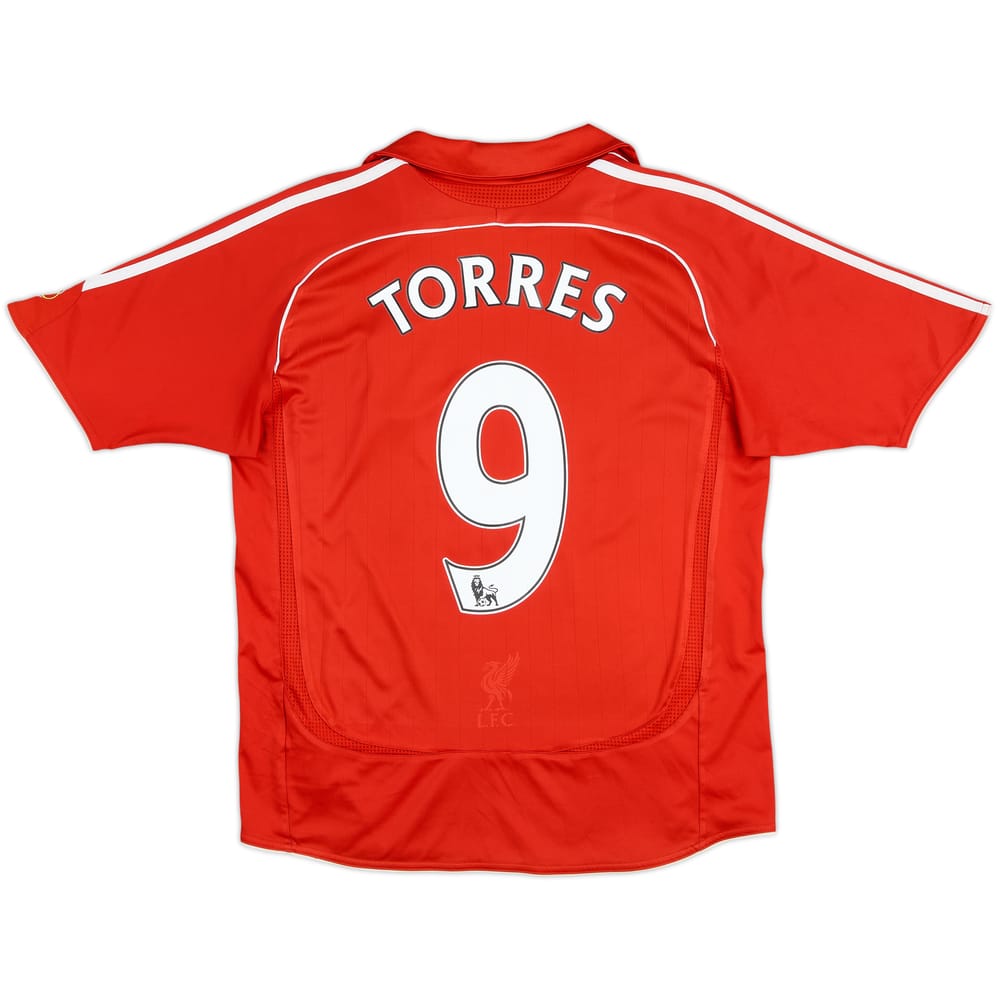 2006-08 Liverpool Home Shirt Torres #9 - 6/10 - (13-14 Years)