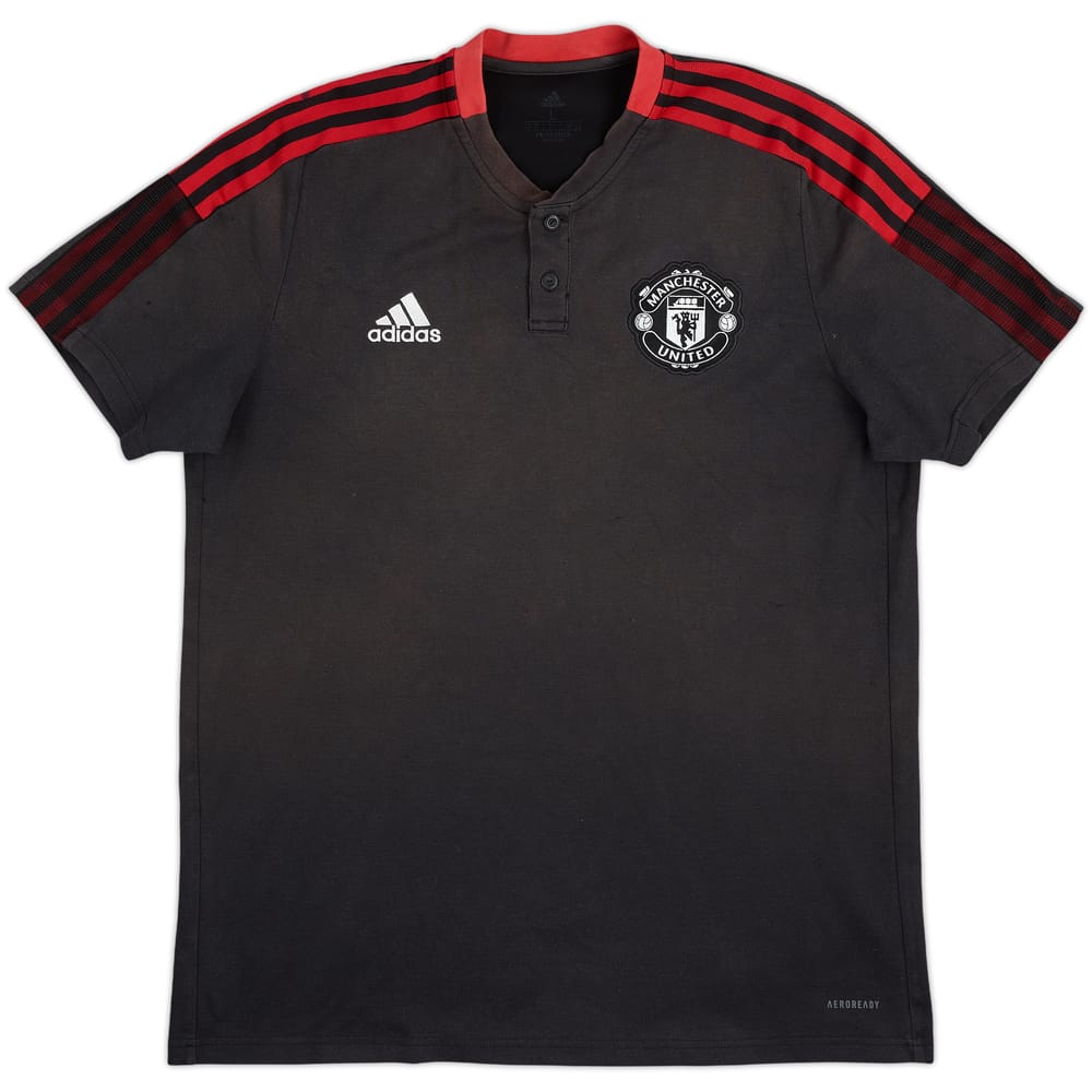 2021-22 Manchester United adidas Polo Shirt - 5/10 - (L)