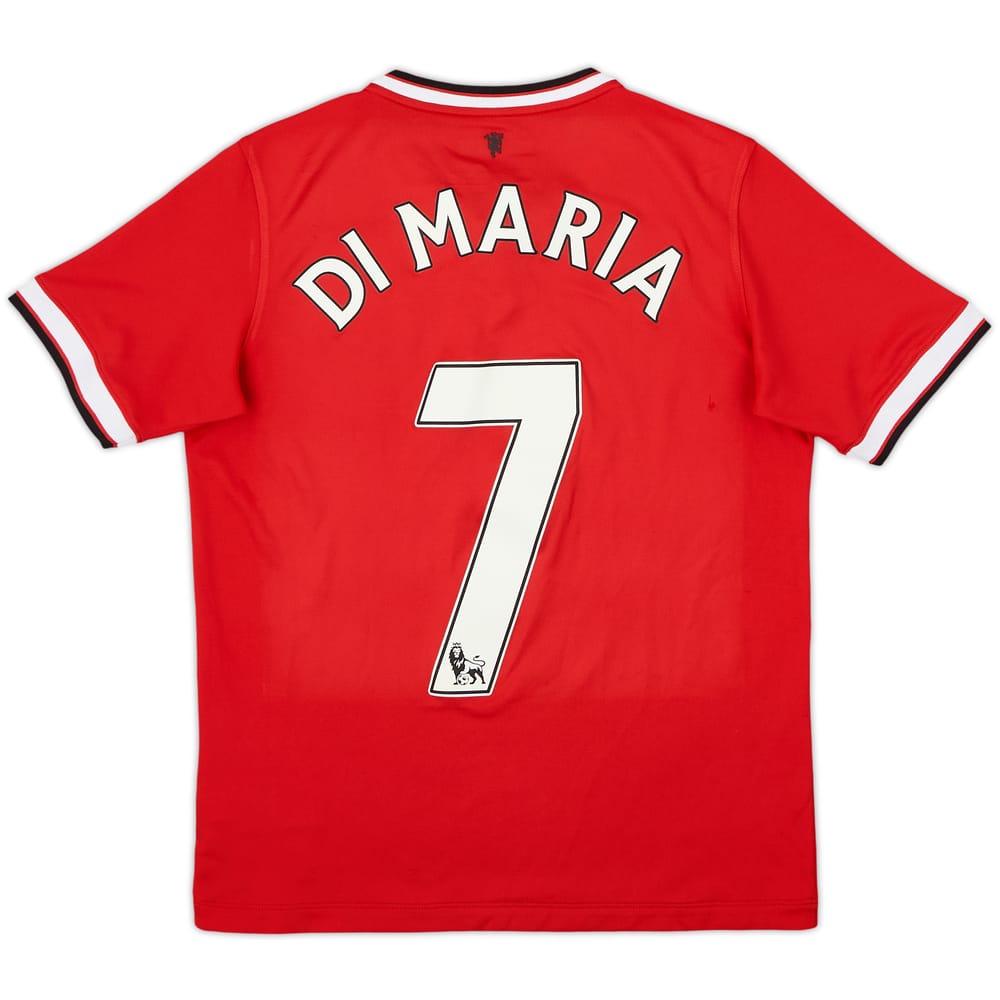 2014-15 Manchester United Home Shirt Di Maria #7 - 6/10 - (XL.Boys)