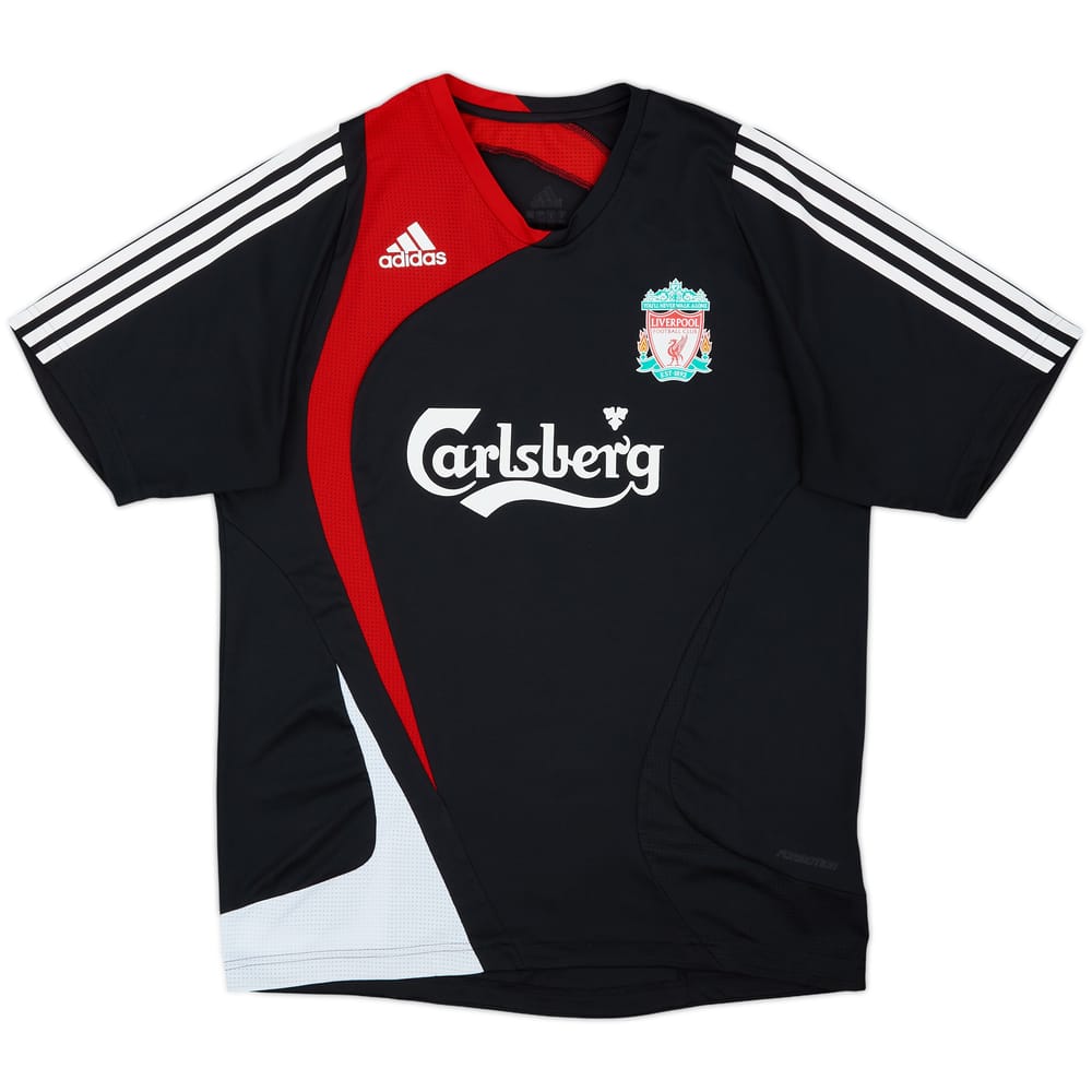 2007-08 Liverpool adidas Training Shirt - 9/10 - (L)
