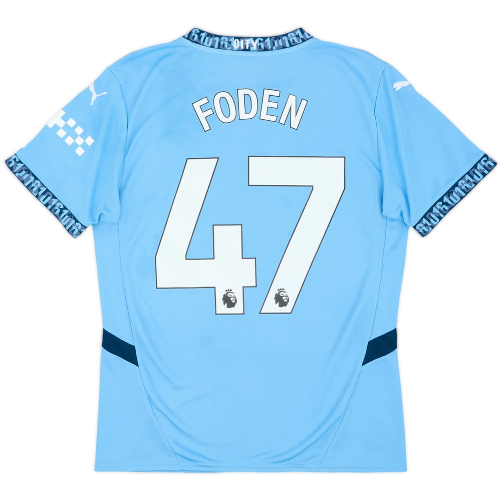 Camiseta de local del Manchester City 2024-25 Foden #47 - 5/10 - (M)