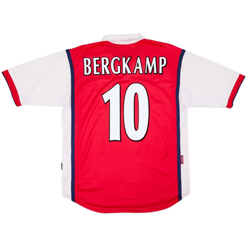 1999-00 Arsenal Home Shirt Bergkamp #10 - 6/10 - (L)