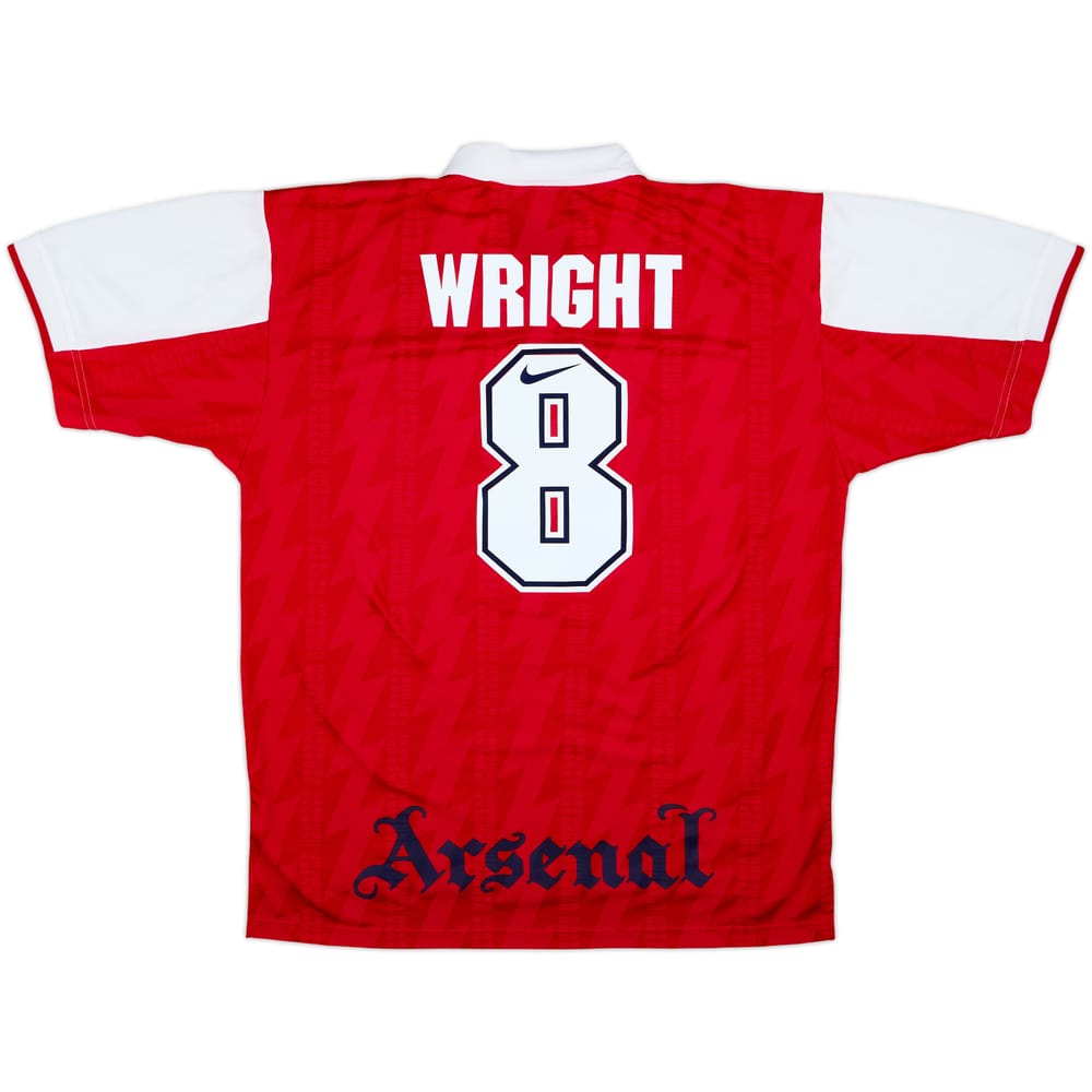 1994-96 Arsenal Home Shirt Wright #8 - 9/10 - (XL)