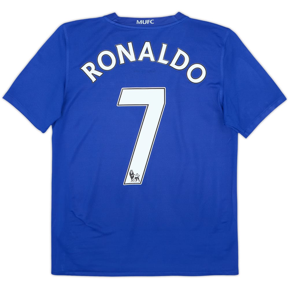 2008-09 Manchester Unido Tercera Camiseta Ronaldo #7 - 7/10 - (L.Boys)