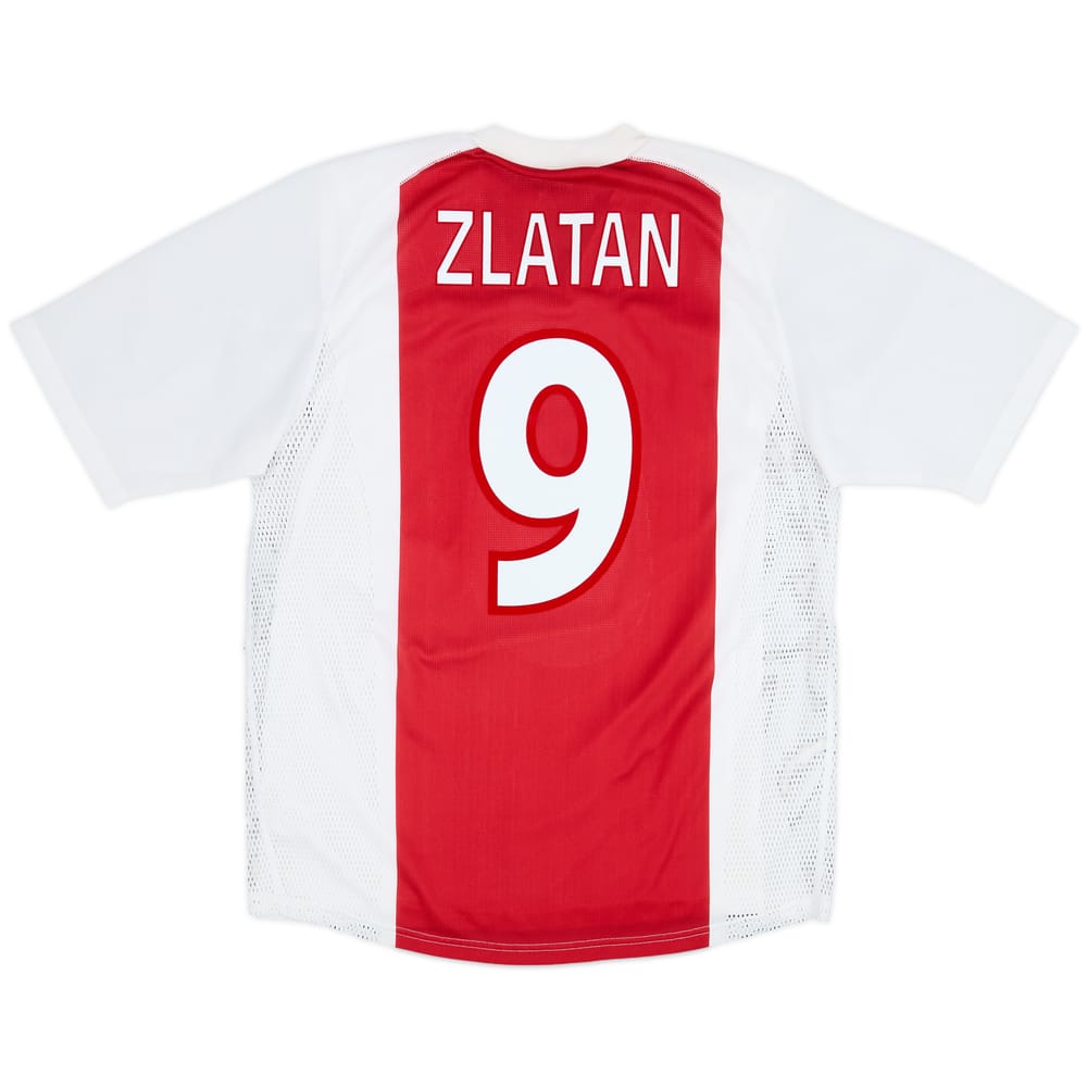 2002-04 Ajax Player Issue Home Shirt Zlatan #9 - 5/10 - (S)