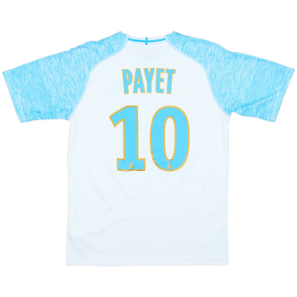 2018-19 Olympique Marseille Home Shirt Payet #10 - 7/10 - (M)