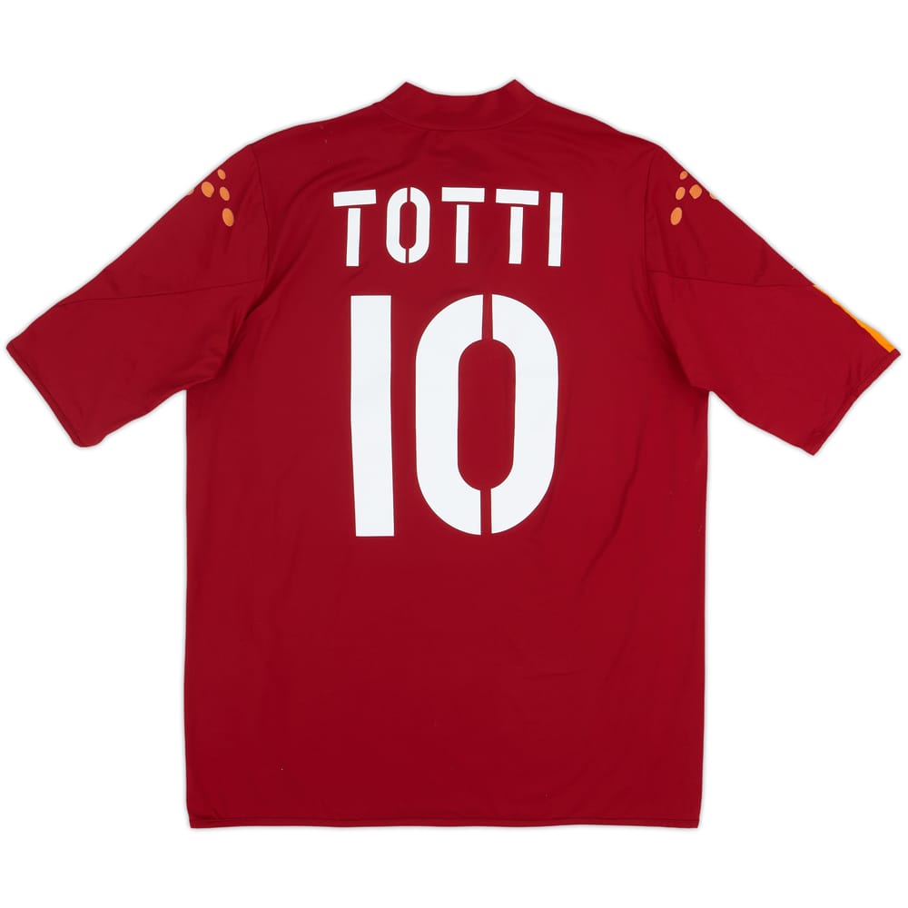 2004-05 Roma Home Shirt Totti #10 - 5/10 - (M)