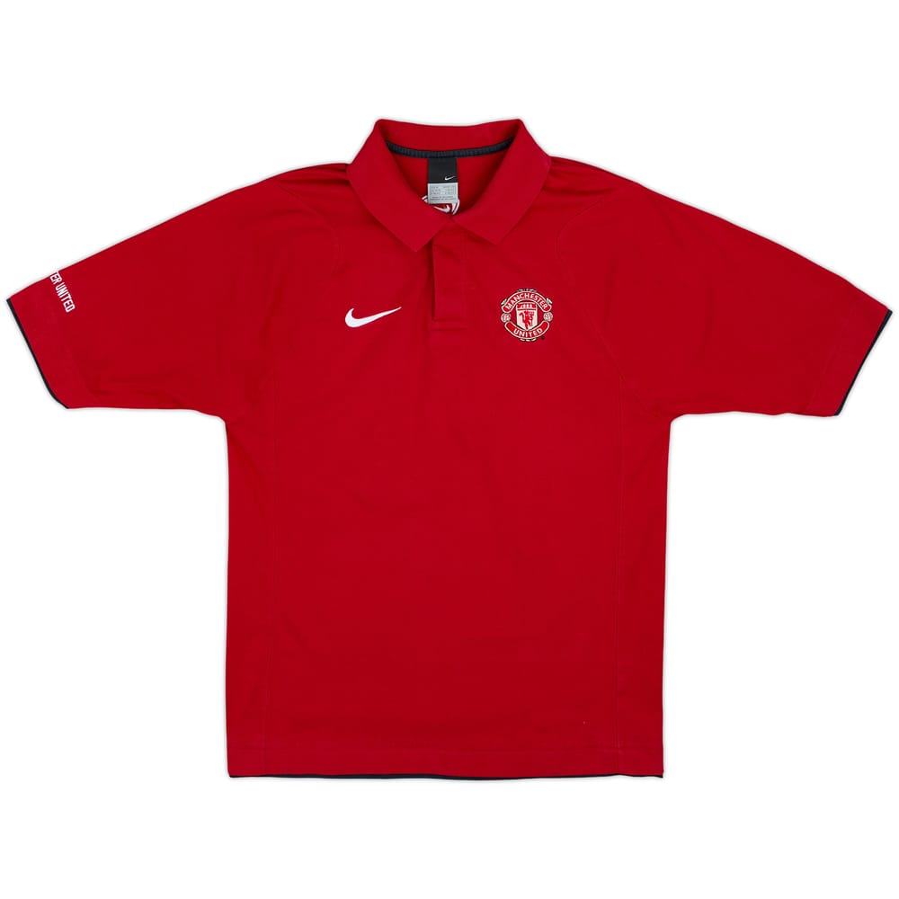 2004-05 Manchester United Nike Polo Shirt - 6/10 - (M)