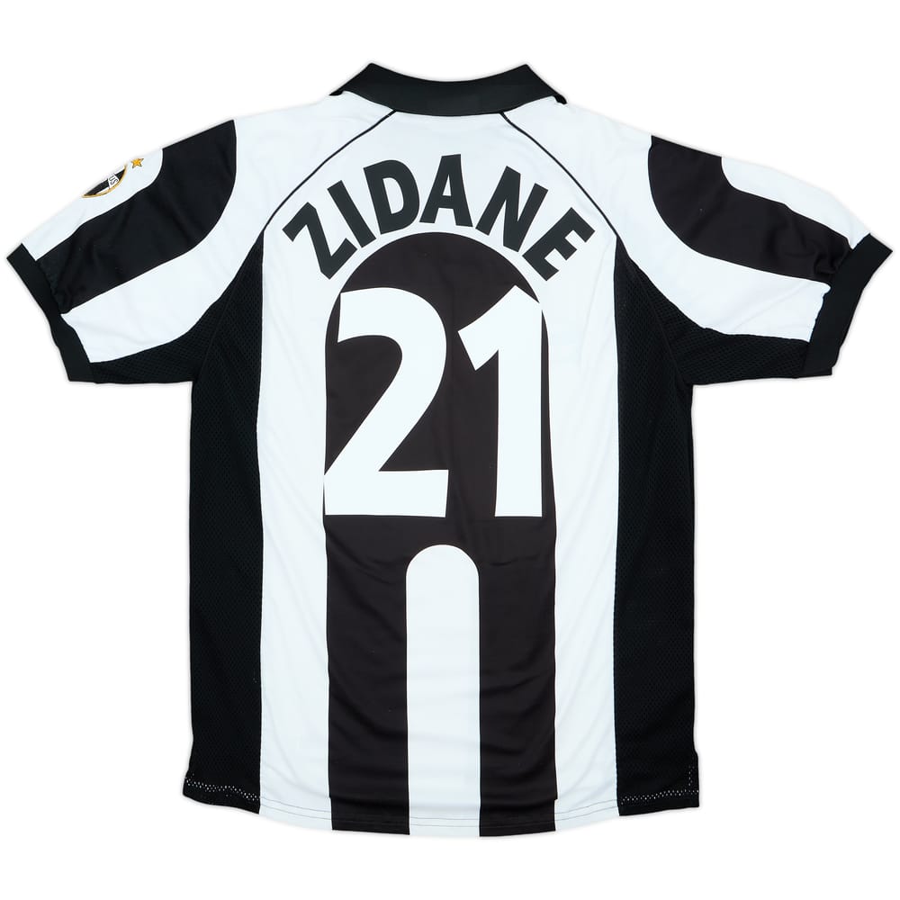 1997-98 Juventus Centenary Home Shirt Zidane #21 - 6/10 - (XL)