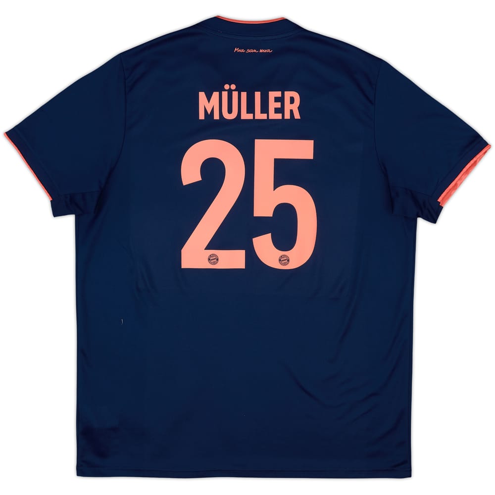 2019-20 Bayern Munich Third Shirt Muller #25 - 8/10 - (XL)