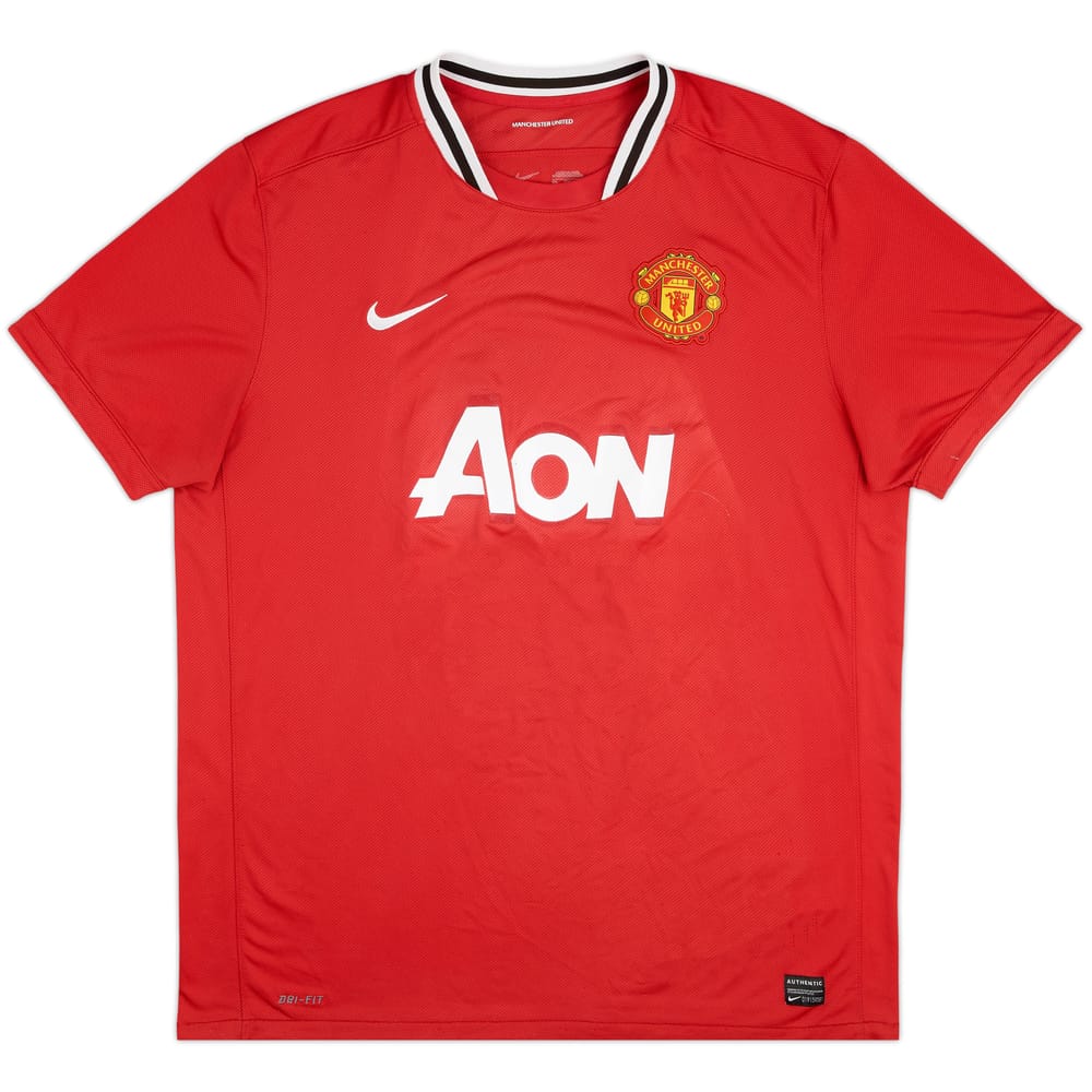 2011-12 Manchester United Home Shirt - 5/10 - (XL)