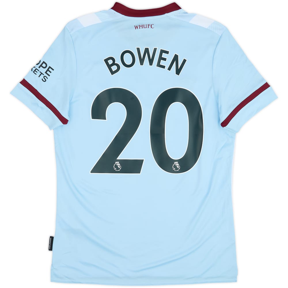 Camiseta de visitante del West Ham 2021-22 Bowen #20 (M)