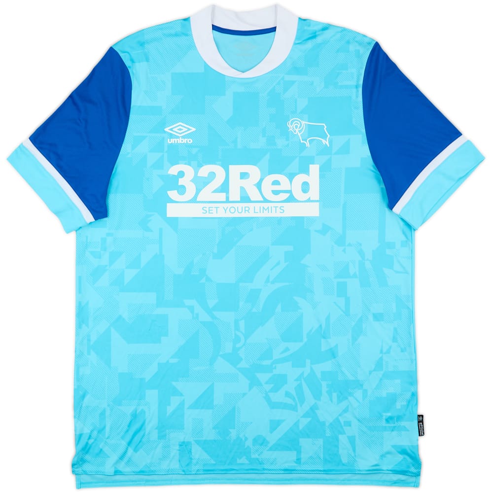 2021-22 Derby County Away Shirt - 9/10 - (XXL)